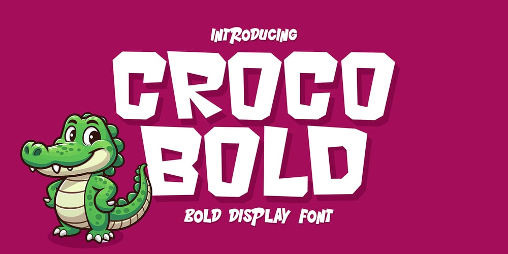 Croco Bold font