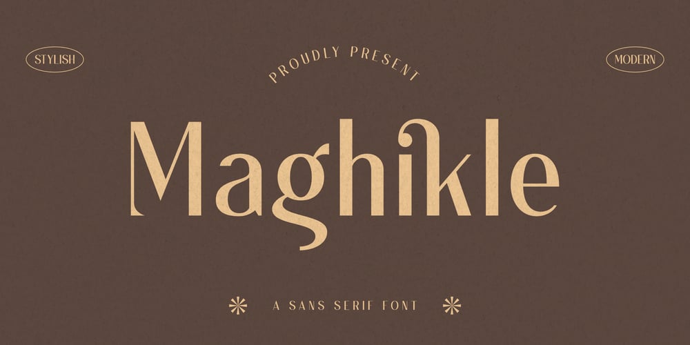 Maghikle font