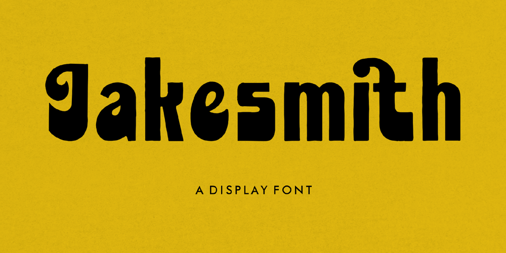 Jakesmith font