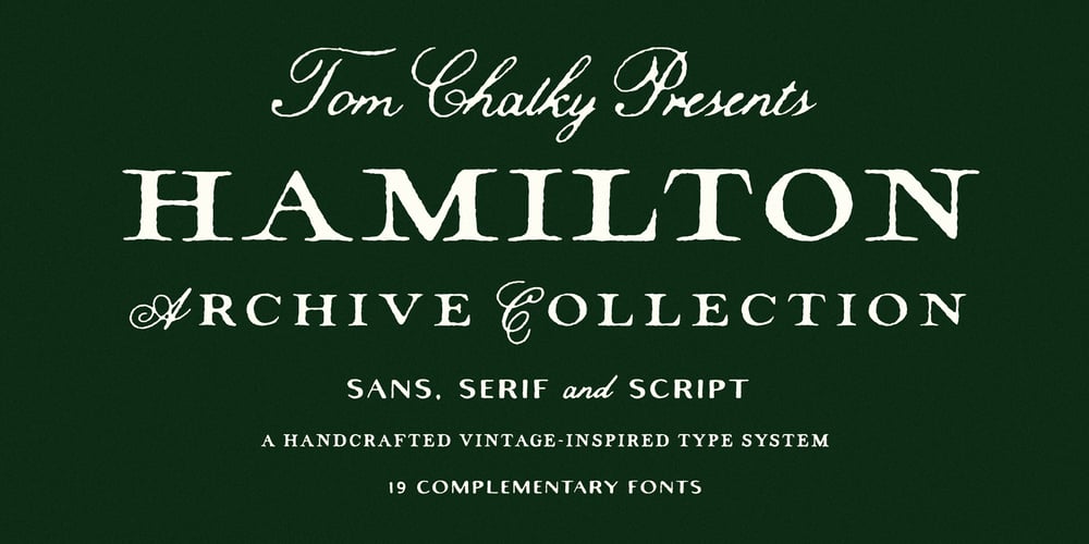 TC Hamilton Archive font