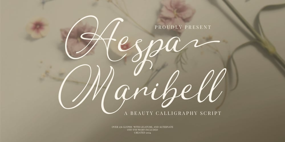 Aespa Maribell font