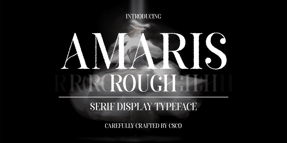 Amaris Rough font