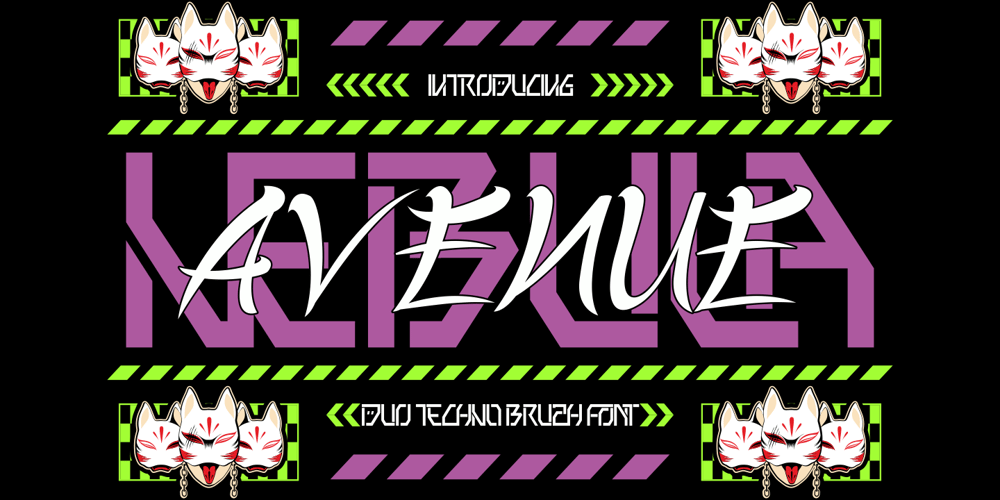 Nebula Avenue font