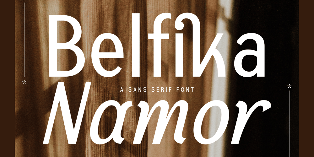 Belfika Namor font