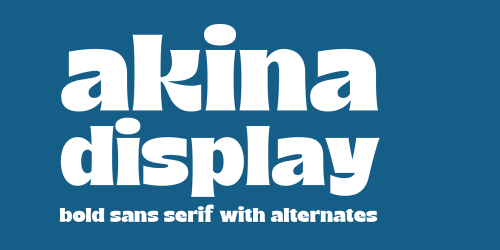 Akina font