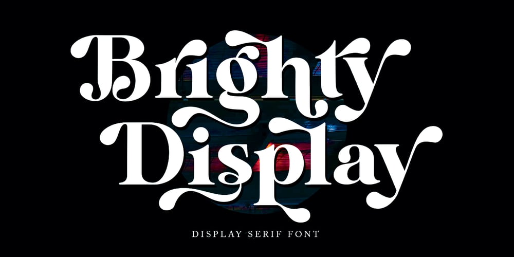 Brighty Display font