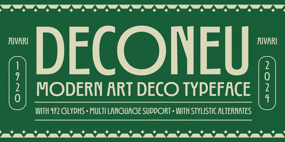 Ayr Deconeu font