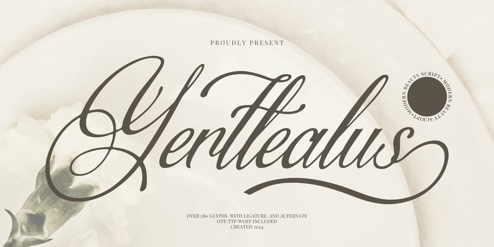 Yertlealus font