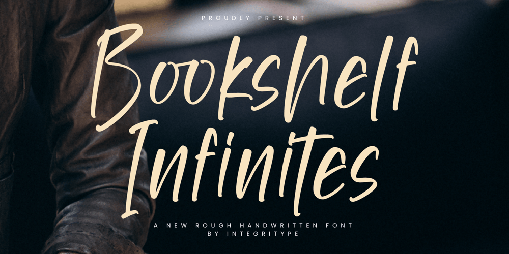 Bookshelf Infinites font