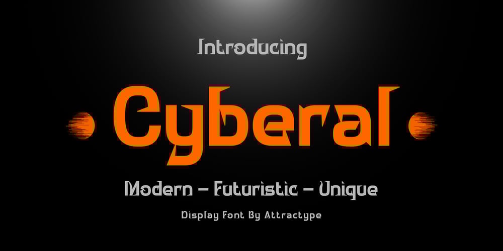 Cyberal font