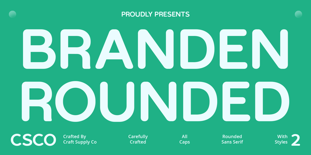 Branden Rounded font