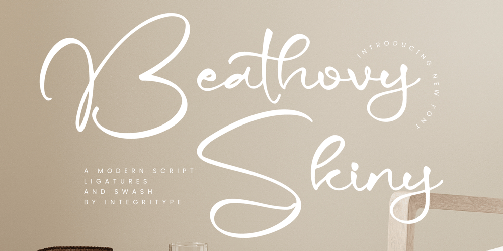 Beathovy Skiny font