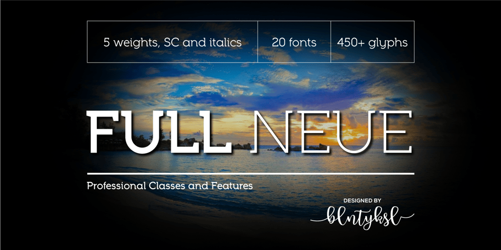 Full Neue font