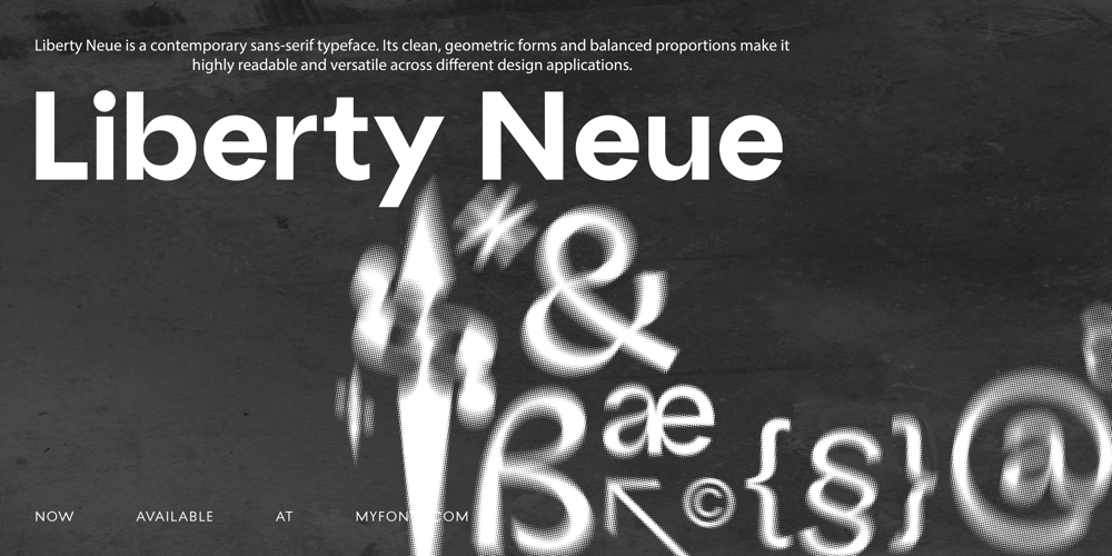 GL Liberty Neue font