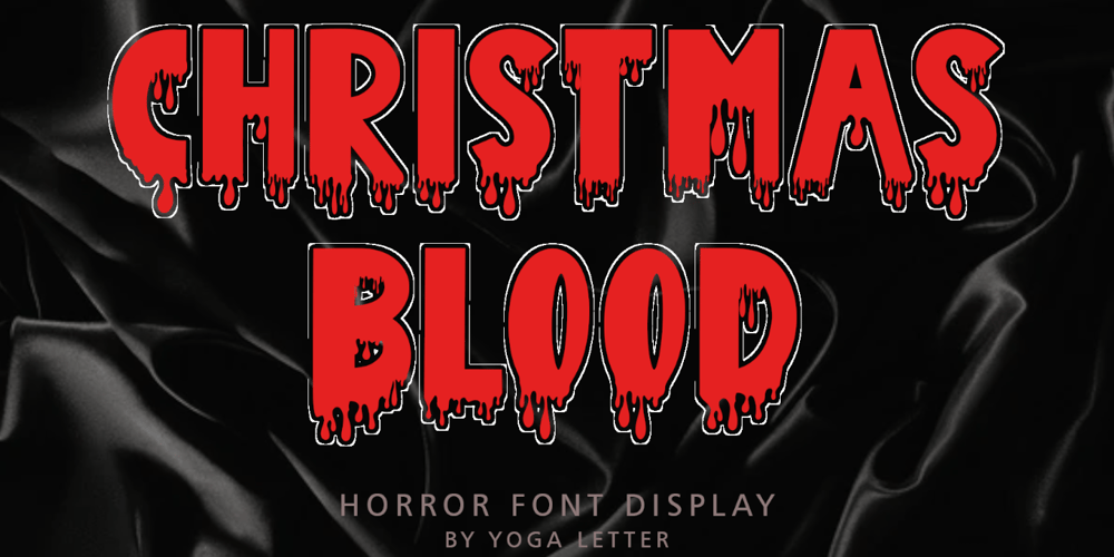 Christmas Blood font