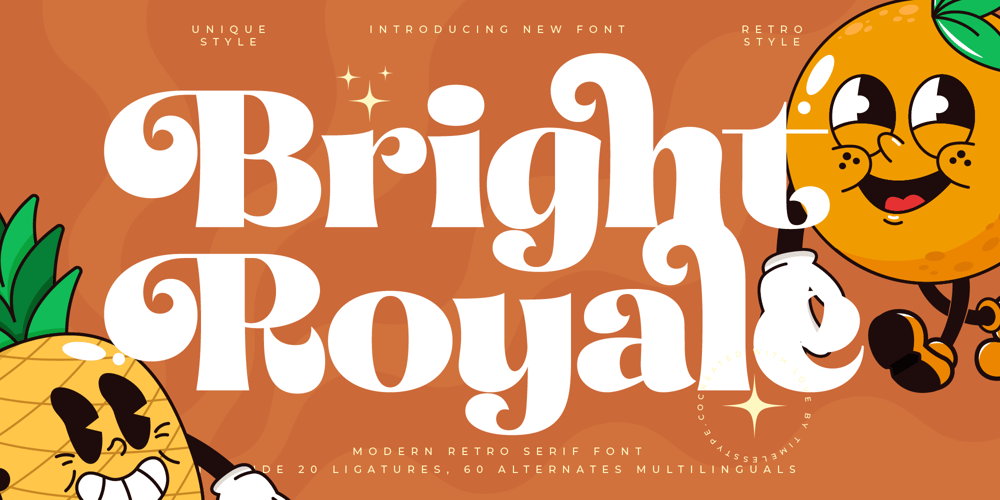 Bright Royale font