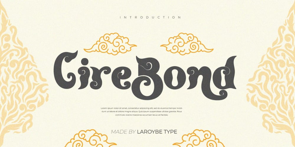 Cire Bone font