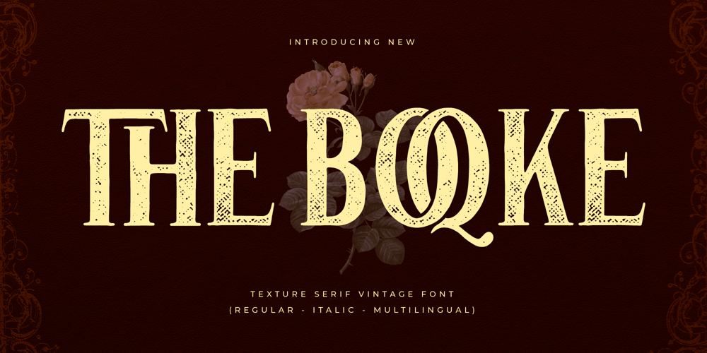 The Boqke Texture font