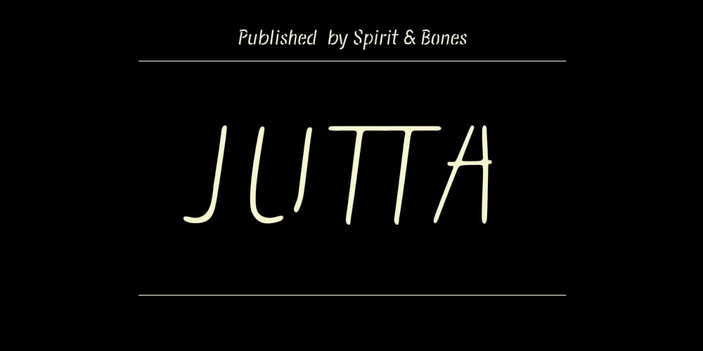 Jutta font