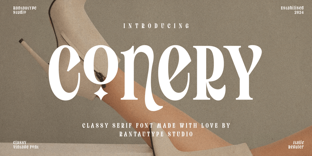 Conery font