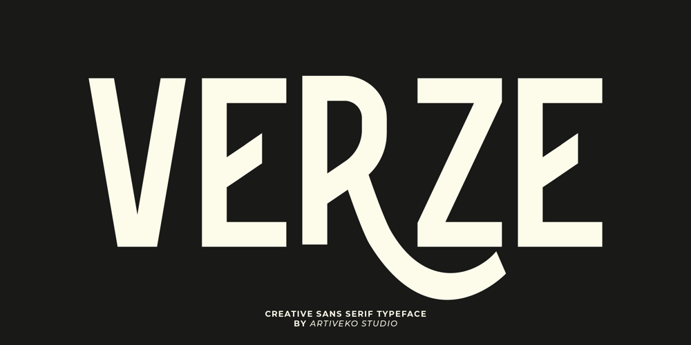 Verze font