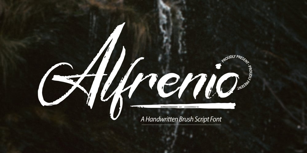 Alfrenio font
