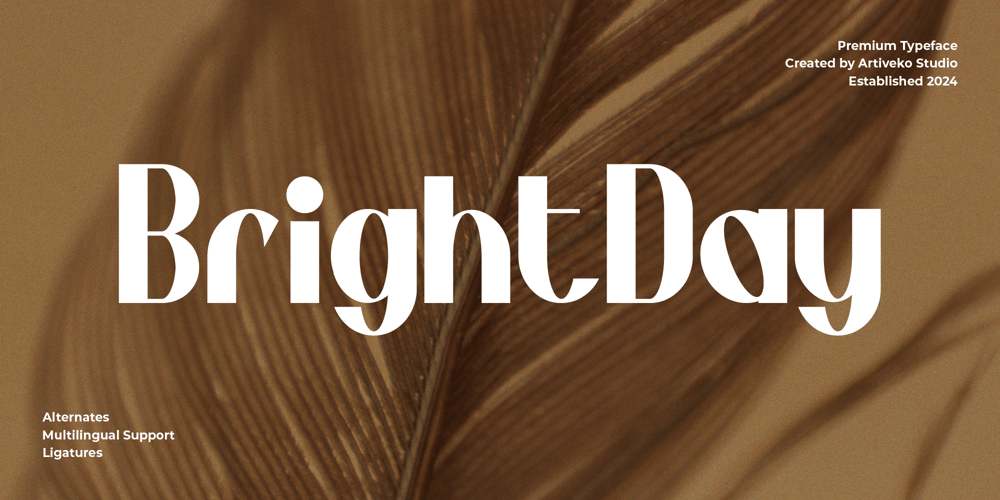 Brightday font