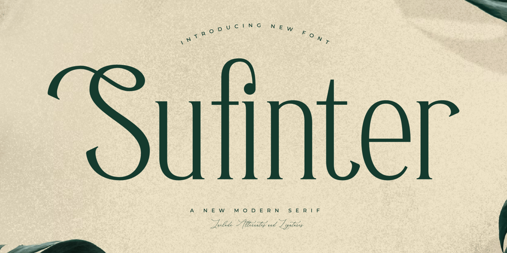 Sufinter font
