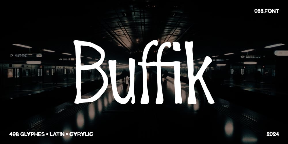 Buffik font