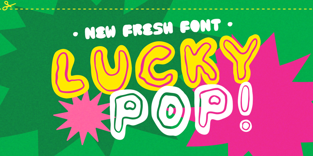 SL Lucky Pop font