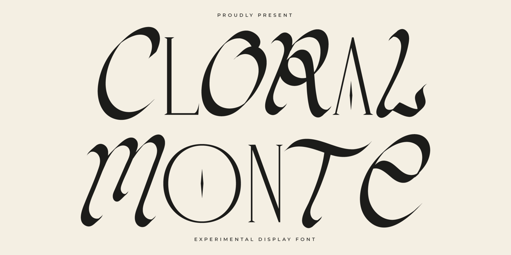 Cloral Monte font