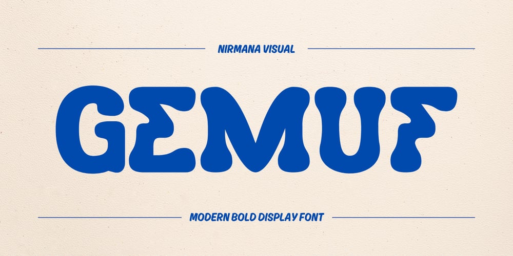 Gemuf Retro font