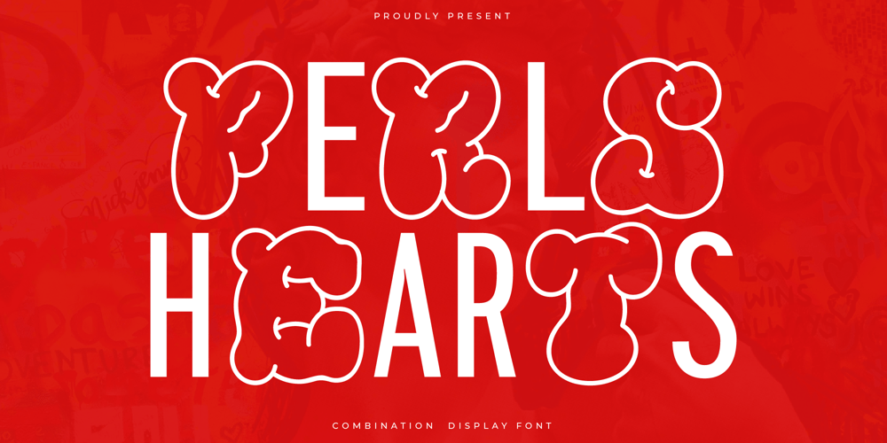 Perls Hearts font