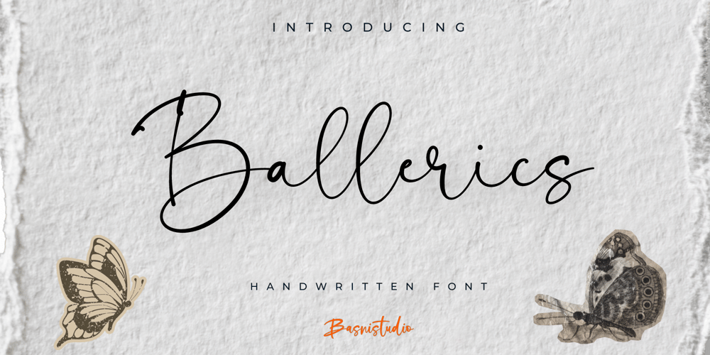 Ballerics font
