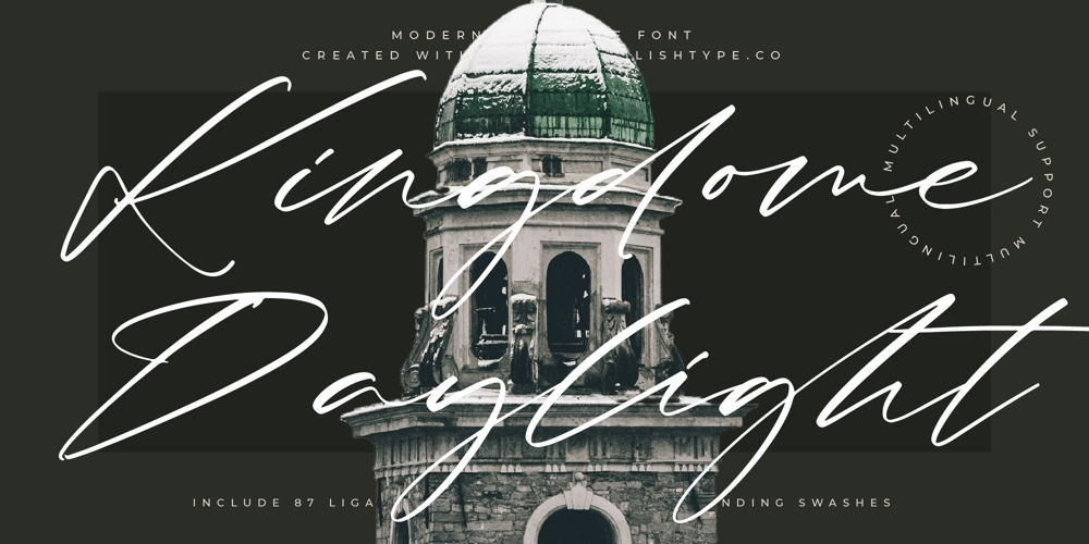 Kingdome Daylight font
