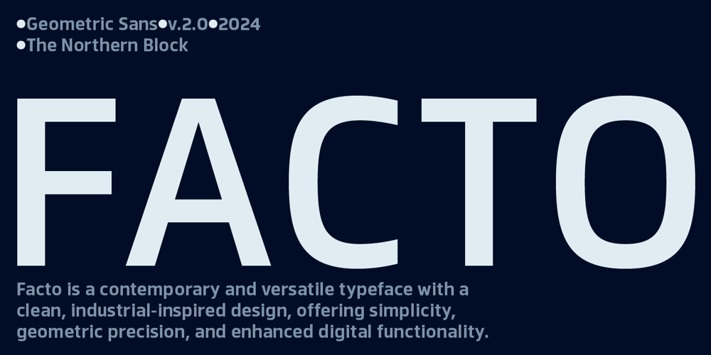 Facto font