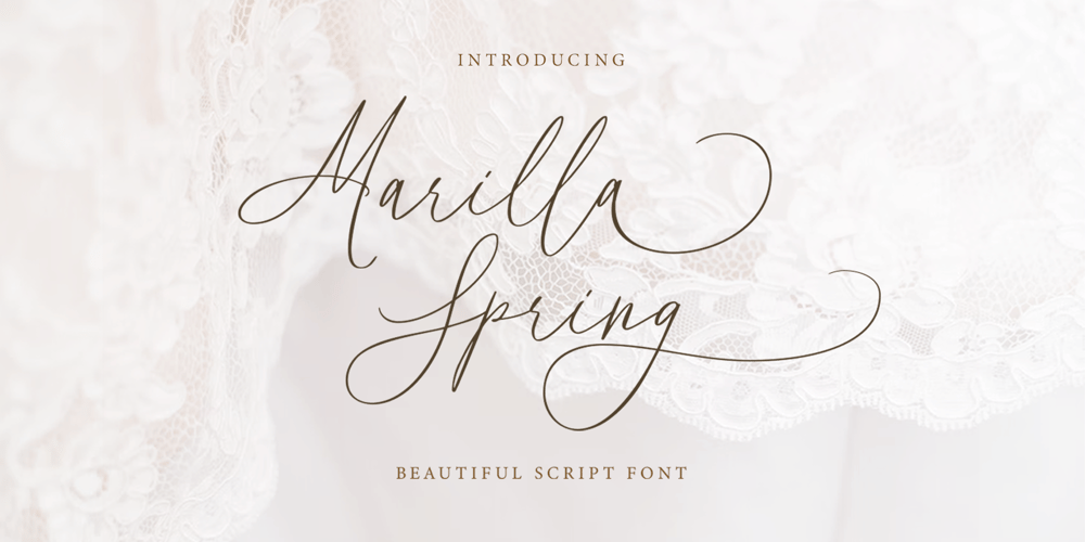 Marilla Spring font