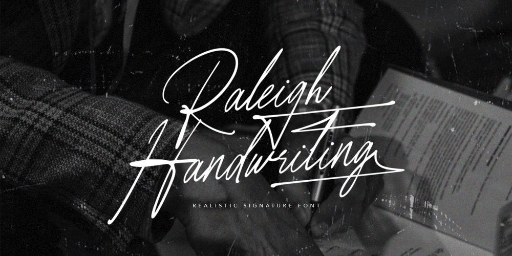 Raleigh Handwriting font