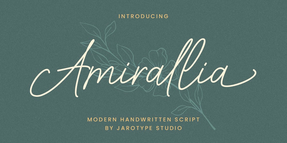 Amirallia font