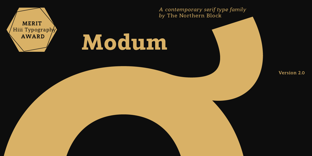 Modum font
