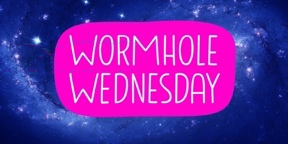 Wormhole Wednesday font