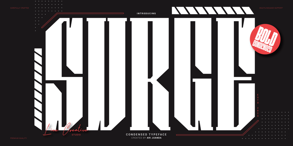 Surge font