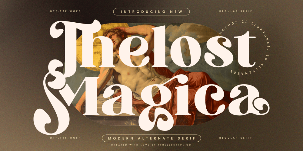 Thelost Magica font