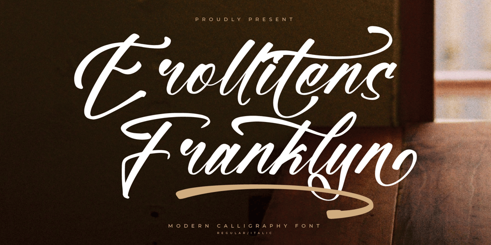 Erollitens Franklyn font