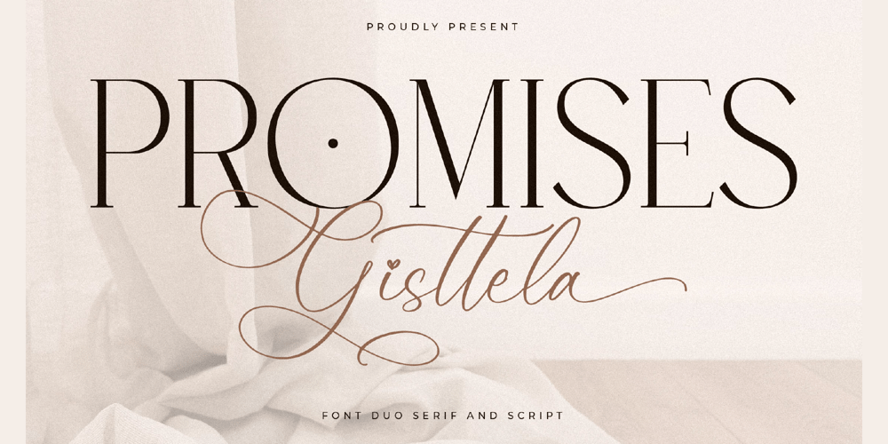 Promises Gisttela Script font