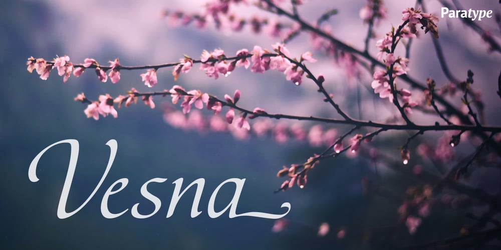 Vesna font