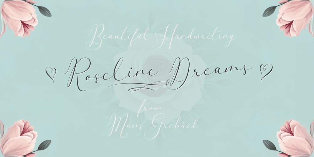 Roseline Dreams font