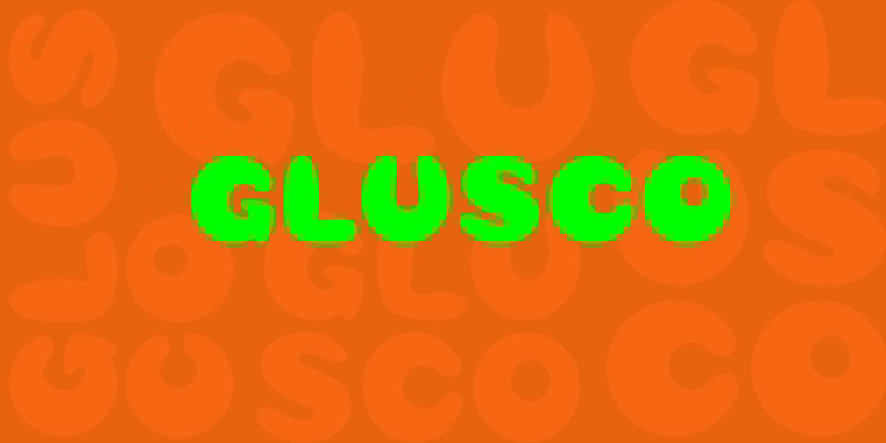 Glusco font