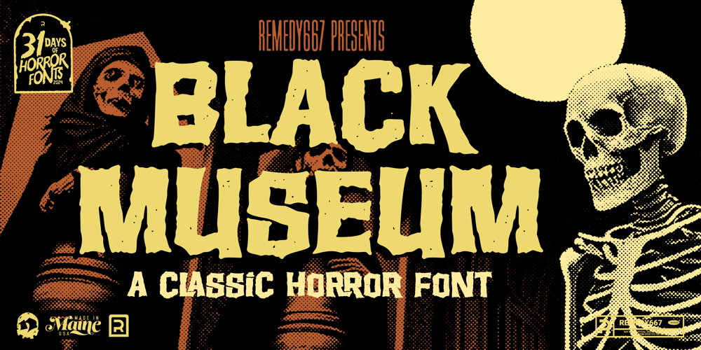 Black Museum font