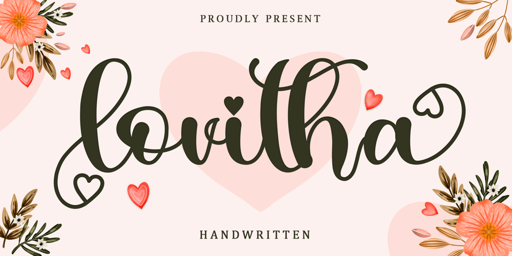 Lovitha font